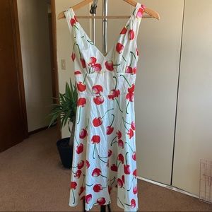 Tatyana Pinup Cherry Dress